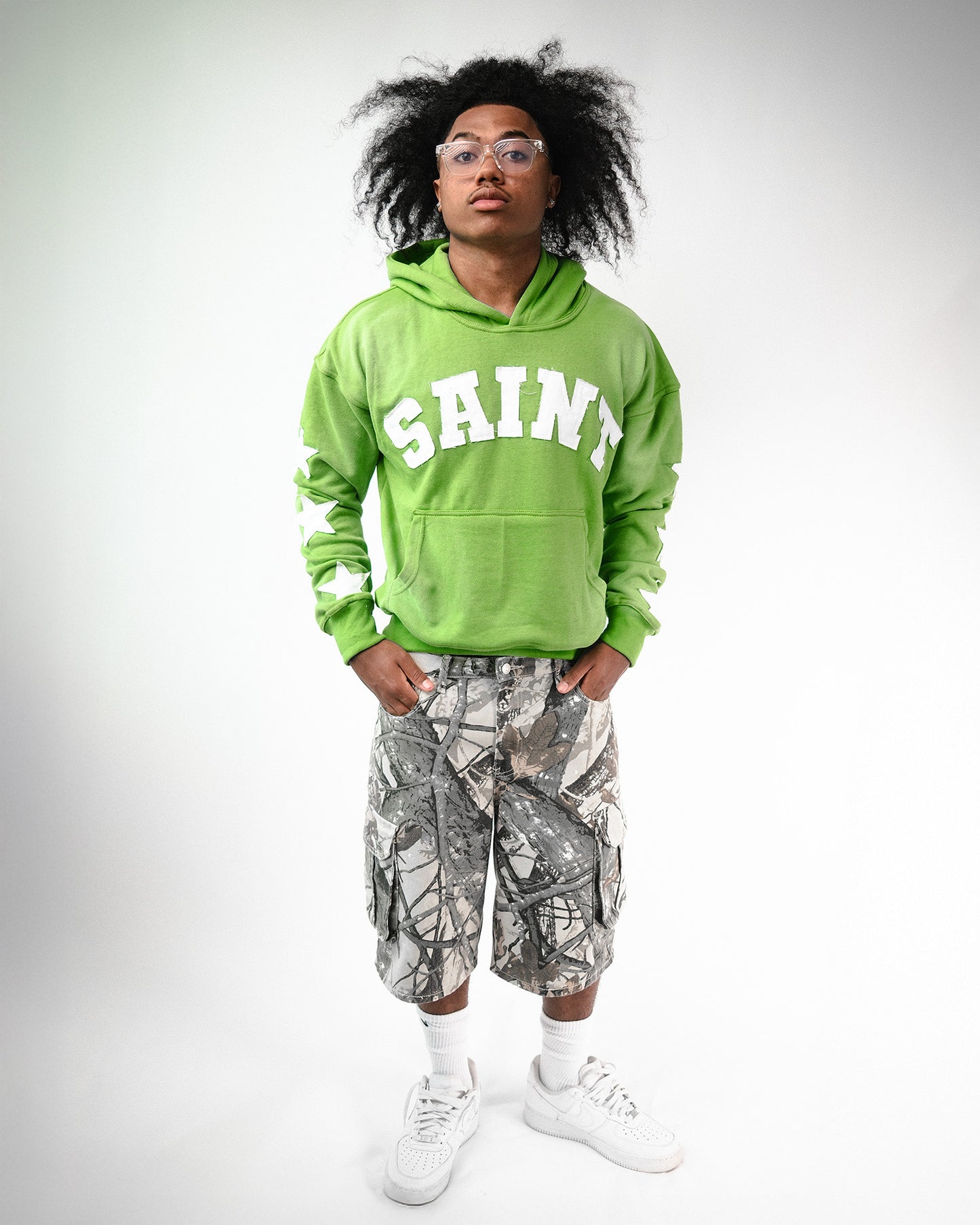 Saint hoodie(green)