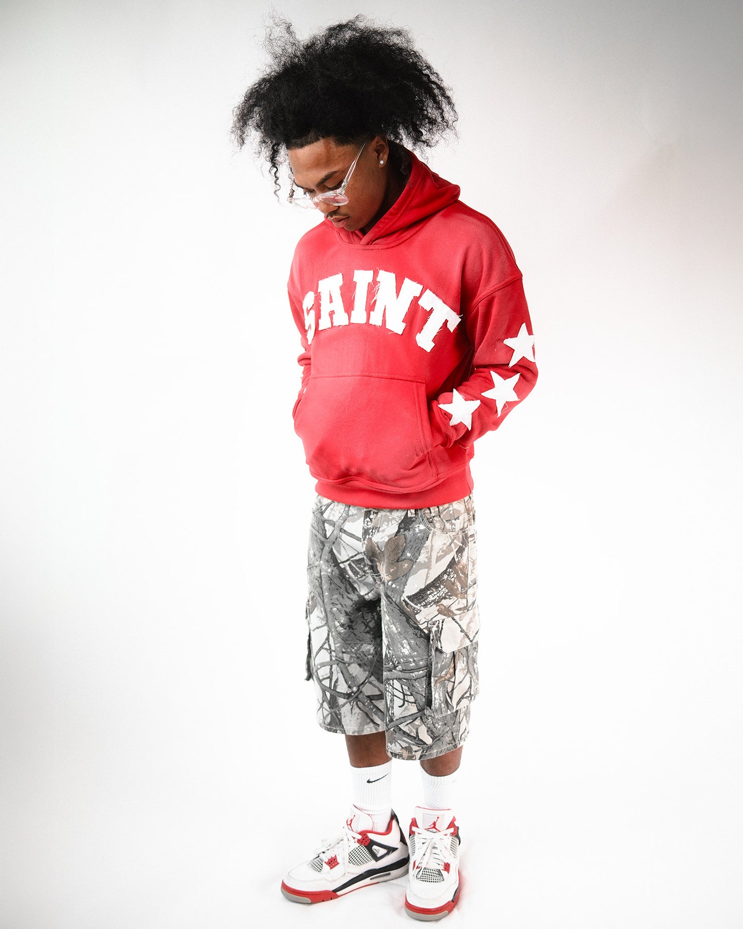 Saint hoodie(red)