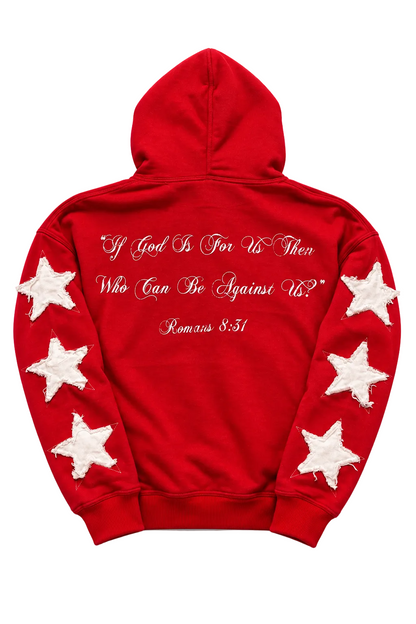 "Saint" hoodie (Cherry)