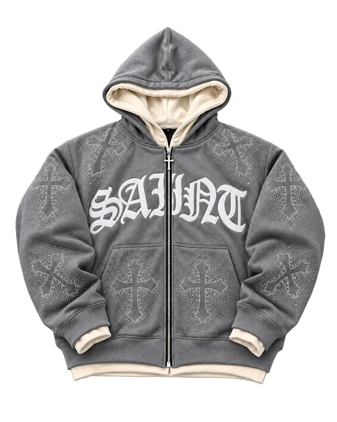 GRAPHITE Rhinestone Hoodie