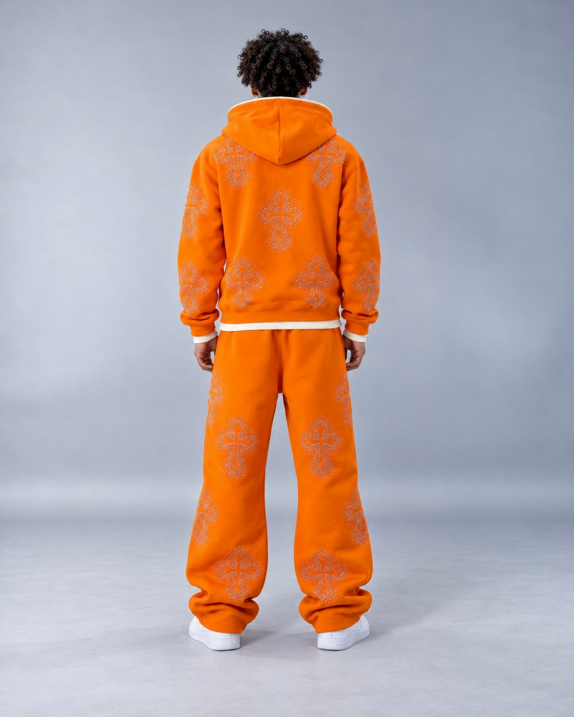 CREAMSICLE Rhinestone Sweatsuit
