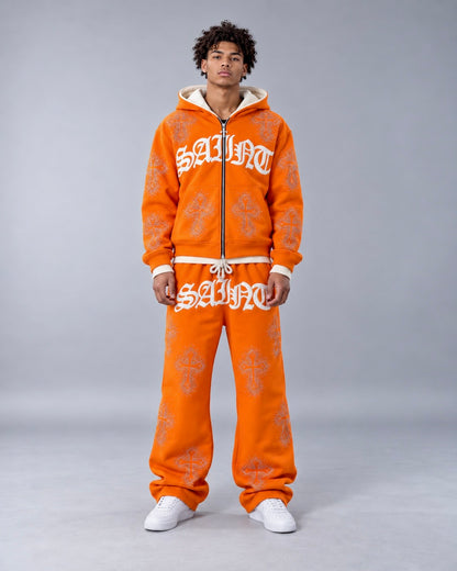 CREAMSICLE Rhinestone Sweatsuit