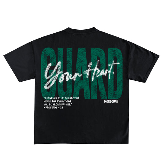 GUARD YOUR HEART Tee-Obsidian