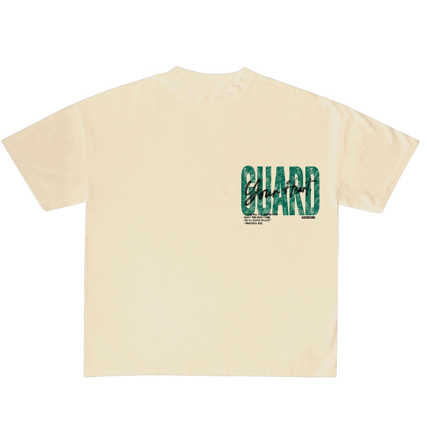 GUARD YOUR HEART Tee- Sand