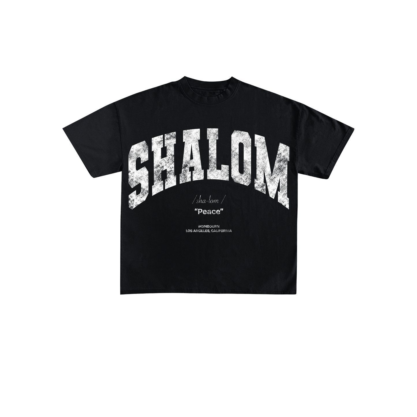 SHALOM Tee - Black & White