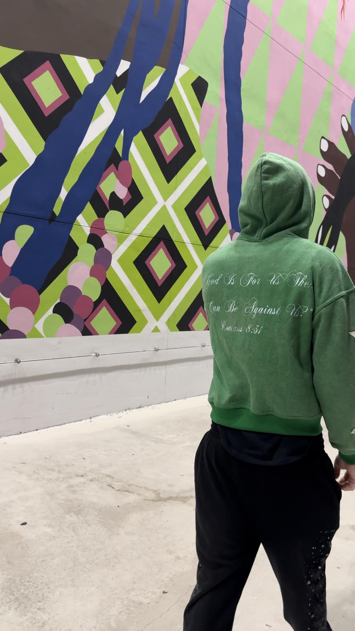 Saint hoodie(green)